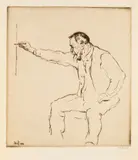 Emil Orlík, Ferdinand Hodler an der Staffelei