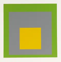 Josef Albers, SP (Hommage to the Square), 1967, Silkscreen in colours