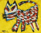 Karel Appel, Walking cat