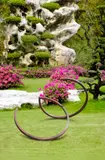 Alf Lechner, Kreis-Teilung, 1990, Sculpture