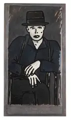 Joseph Beuys by C. O. Paeffgen, 1976, Acrylic, sold May 2011