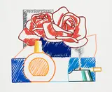 Tom Wesselmann, Scribble of still life #58, 1991, Silkscreen in colours