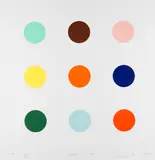 Quene 1-A.M by Damien Hirst, 2004, Etching in colours, sold May 2011