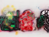 Samson und Delilah by Sigmar Polke, 1989, Collotype print, sold May 2011