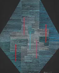 Ohne Titel by Adolf Fleischmann, 1951, Gouache, sold May 2011