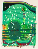 Green Power by Friedensreich Hundertwasser, 1972, Silkscreen in colours, sold May 2011