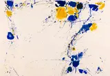 Foot print (SF-2) by Sam Francis, 1960, Lithograph in colours, sold May 2011