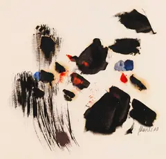 Ohne Titel by Fritz Winter, 1960, Oil, sold May 2011