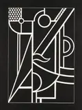 Roy Lichtenstein, Modern head # 3, 1970, Linocut