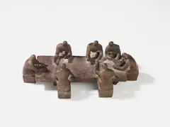 Alfred Lörcher, Erklärung, 1958, Bronze