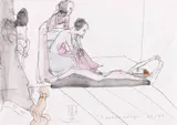 Kontemplation by Horst Janssen, 1984, Pencil drawing, sold May 2011