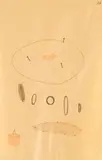 Rosemarie Trockel, Ohne Titel, 1986, Coloured pencil drawing