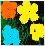 Andy Warhol, Flowers, 1980, Silkscreen in colours