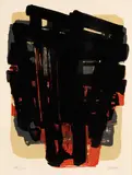Lithographie No. 8 by Pierre Soulages, 1958, Lithograph in colours, sold May 2011