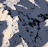 Gerhard Richter, Aus: Schweizer Alpen I, 1969, Silkscreen in colours
