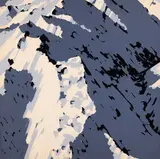 Gerhard Richter, Aus: Schweizer Alpen I, 1969, Silkscreen in colours