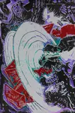 Jörg Immendorff, Ohne Titel, 1988, Linocut in colours