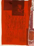 Robert Rauschenberg, More distant visible part of the sea, 1979, Offset lithograph in colours