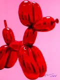 Jeff Koons, Balloon dog, 2008, Offset in colours