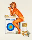 Mel Ramos, Tobacco Red, 1972, Offset lithograph in colours