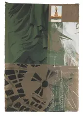 Ohne Titel by Robert Rauschenberg, 1983, Silkscreen in colours, sold May 2011