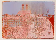 München by Dieter Roth, 1971, Silkscreen in colours, sold May 2011