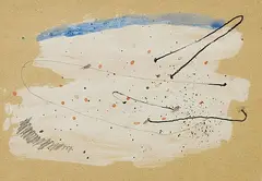 2 Blätter: Ohne Titel by Carl Buchheister, 1955, Watercolour, sold May 2011