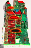 Good morning city by Friedensreich Hundertwasser, 1969, Silkscreen in colours, sold May 2011