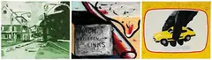 Martin Kippenberger, Kleiner Verkehr (Kreuzung Hauptstraße-Gerwigstraße, St. Georgen - Nach Witzleben links - Capri Nr. 8), 1981, Oil on canvas