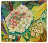 Vom weißen Busch by Gabriele Münter, 1919, Oil on canvas, sold Dec 2010