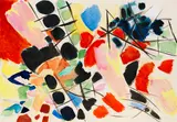 Ernst Wilhelm Nay, Ohne Titel, 1954, Gouache