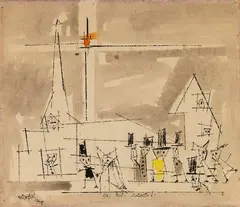 Oh, just: "Curiosity!" by Lyonel Feininger, 1945, India ink drawing, sold Dec 2010