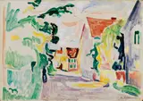 Hans Purrmann, Straßenzug in Langenargen