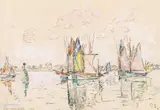 Paul Signac, Port de Concarneau, 1929, Watercolour