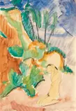 Erich Heckel, Sitzende am Strand