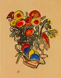 Gabriele Münter, Osterstillleben, 1950, Gouache