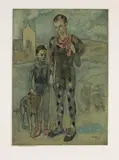 Pablo Picasso, Les Saltimbanques, 1922, Etching and aquatint in colours