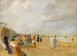Ernst Oppler, Strandleben in Westende