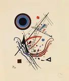 Lithographie "Blau" by Wassily Kandinsky, 1922, Lithograph in colours, sold Dec 2010