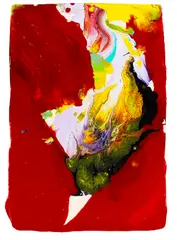 Untitled by Sam Francis, 1986, Acrylic on paper, sold Dec 2010