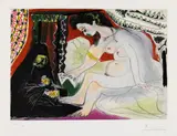 Pablo Picasso, Nach - Bethsabée, 1966, Etching and aquatint