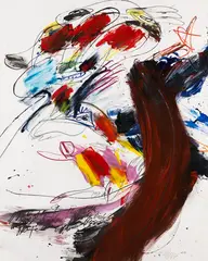 Walter Stöhrer, Ohne Titel, 1988, Chalks