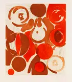 Ernst Wilhelm Nay, Sechs Aquatinten über den Menschen, 1965, Etching and aquatint in colours