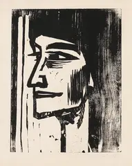 Jestri by Emil Nolde, 1917, Woodcut, sold Dec 2010