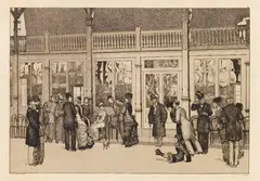 Opus VI - Ein Handschuh by Max Klinger, 1881, Etching, sold Oct 2010