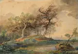Johann Wilhelm Schirmer, Gewittrige Landschaft