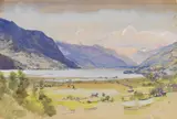 Edward Theodore Compton, Blick auf den Zeller See