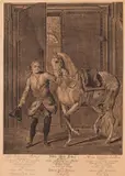 Johann Elias Ridinger, 18 Blätter: Die Neue Reitschule, 1734, Etching