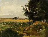 Joseph Wenglein, Sommerliche Feldwiesenlandschaft