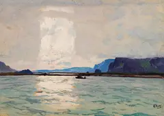 Südküste Islands by Erich Kips, Oil, sold Oct 2010